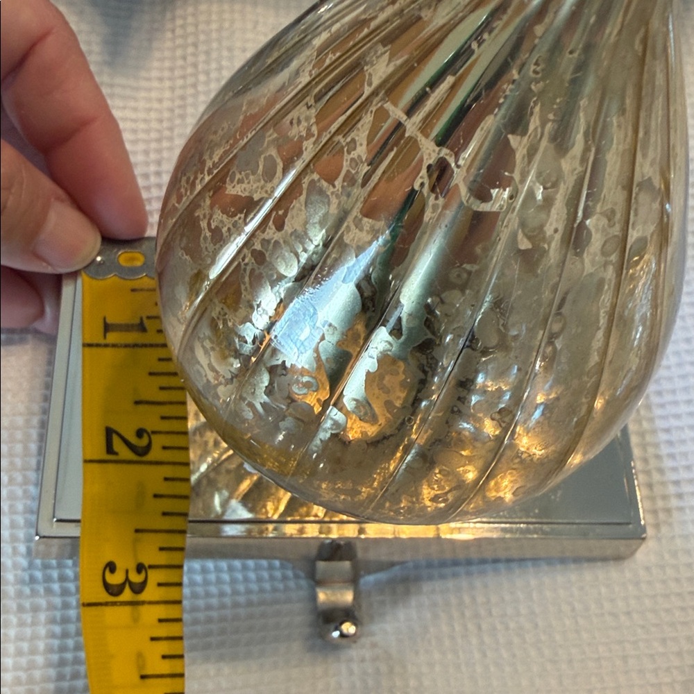 Mercury Glass Stocking Hanger Set of 4 in original boxes - Picture 11 of 14